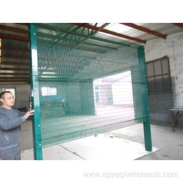 anti-climb wire mesh fence railway station mesh fencing